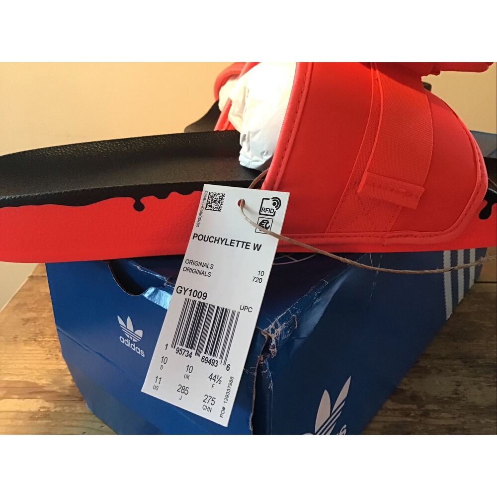 Adidas Pouchylette Slides GY1009 Women’s 11 NEW With Box - Picture 5 of 6